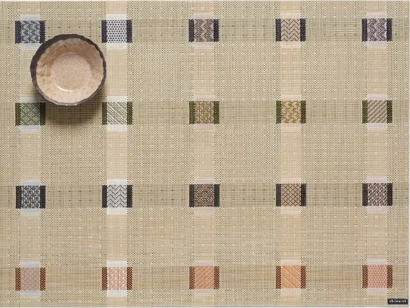Wheat-Textured Sampler Placemat For Modern Table Settings 1