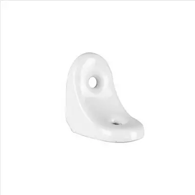 White 30 × 30 Mm L-Shaped Angle Bracket 1