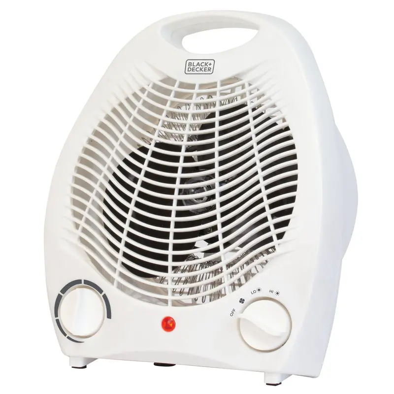 White Compact Desktop Heater For Office Or Home 1