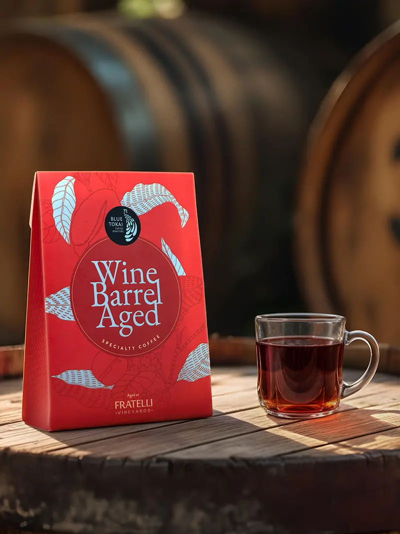 Wine Barrel-Aged Specialty Coffee Beans 1