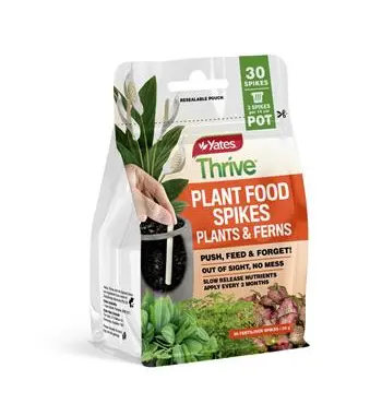 Yates Plant Food Spikes – Slow-Release Fertiliser, 30-Pack 1
