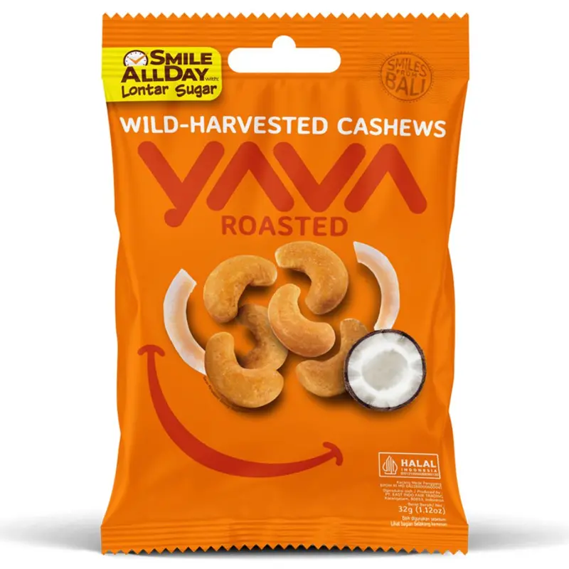 Yava Roasted Wild Cashews – 35G Unsweetened, Naturally Sourced Nut Snack 1