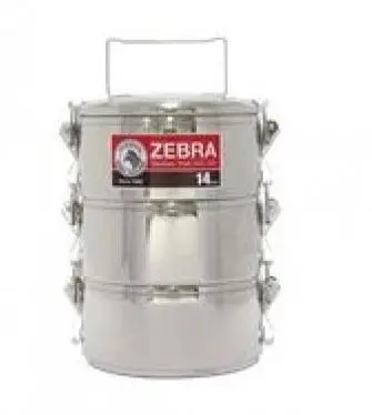 Zebra Stainless Steel Food Carrier Container 1