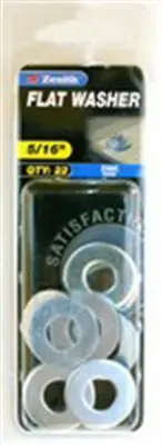 Zinc-Plated Flat Washer – 5/16 × 7/8 Inch, 22-Pack 1