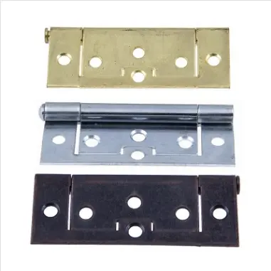 Zinc-Plated Flush Mount Hinge – 89 × 52 × 1.6Mm, Fixed Pin (2-Pack) 1