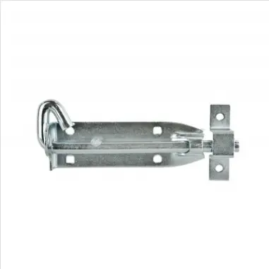 Zinc-Plated Single-Eye Padbolt – 150Mm × 10Mm With Round & Square Keepers 1
