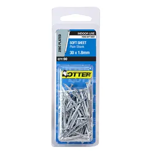 Zinc-Plated Soft Sheet Nails – 30Mm × 1.8Mm, 110-Pack 1